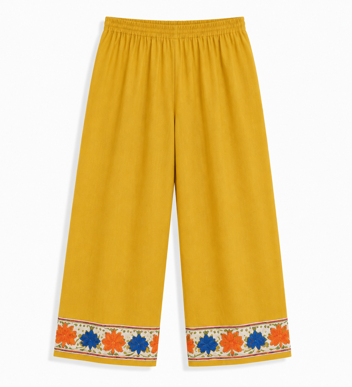 Noor : Aari embroidery summer Co-Ord Set | Gold